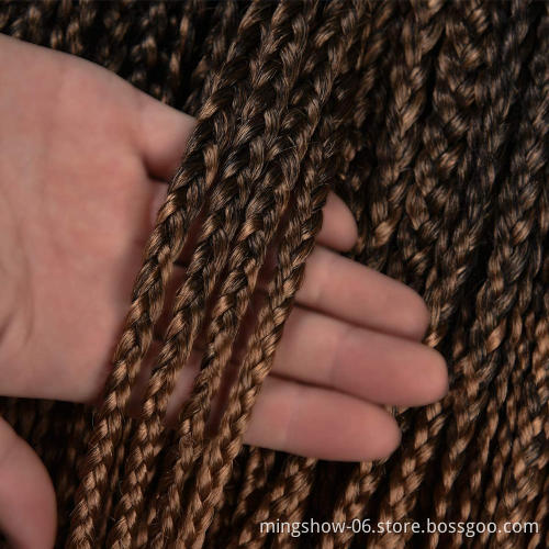 Synthetic senegalese nubian bulk extension twist crochet box braids crochet braid hair